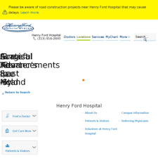 Henryfordhospital Com At Wi Henry Ford Hospital Henry