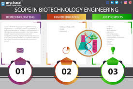 Future Scope In Biotechnology Engineering An Info Graphic Educational Infographic Biotechnology Internship Program