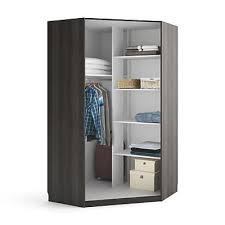 Rangement Ouvert A Angle Effet Prunier L132xp132xh235cm Rangement Chambre Bebe Penderie Bois Rangement Ouvert