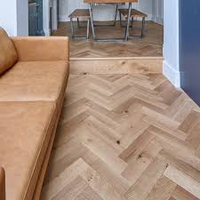 Zigzag delivers modern herringbone flooring in six contemporary oak surfaces milled with ultra stable precision engineering for versatile installation. V4 Flooring Zigzag Herringbone Zb109