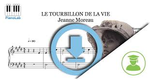 E e chacun pour soi est reparti e b7 dans l'tourbillon de la vie e e je l'ai revue un soir, ah là là b7 e elle est retombée dans mes bras b7 e elle est retombée dans mes bras. Piano Sheet Music Le Tourbillon De La Vie Pianolab