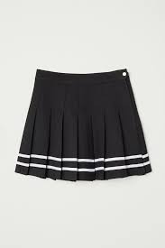 Black And White Checkered Skirt H M Pleated Skirt Black Women H M Us Fashion Pleated Skirt Short Pleated Skirt