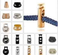 Drawstring Stopper Cord Locks Single Twin Hole Metal Toggles for Bags  Luggage