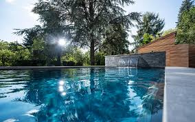Poolprojekt Von Alveo Gfk Pool Cube 12 Und Infinitypool Aus Edelstahl Schwimmbad Bauen Pool Swimmingpool