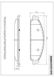 Disc Brake Pad Semi Metallic Pads Front Dash 4 Brake Md1070 Car Truck Parts Brakes Brake Pads Shoes Md10 Brakes And Brake Parts Brake Parts Cars Trucks