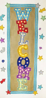 Marquee Welcome Bulletin Board Display Bulletin Boards Classroom Decor Welcome Bulletin Boards School Welcome Bulletin Boards