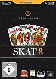 Im kartenspiel skat zählt zwar auch, was du auf der hand hast, aber noch viel mehr, was du daraus machst. The Royal Club Skat 8 Pc Amazon De Games