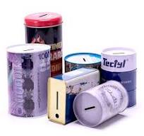 China Custom Logo Metal Money Box Tin Can Coin Saving Bank ...