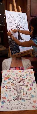 You can either have one custom made for you by a friend or business or do it yourself. 20 Must See Non Traditional Wedding Guest Book Alternatives Christmas Traditional Wedding Guest Book Wedding Tree Guest Book Wedding Guest Book Alternatives