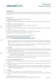The swift bic code wiredemm is a unique code which consists of letters, numbers and identifies of germany, aschheim branch, wirecard bank ag. Fees Services Wirecard Bank Ag