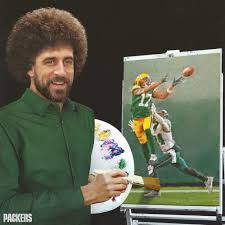 Green Bay Packers - Happy little touchdowns. 🤗 A masterpiece for Aaron  Rodgers. 🖌️🎨 #GoPackGo | Facebook