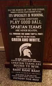 On The Banks Of The Red Cedar Red Cedar Victory For Msu Michigan State Football
