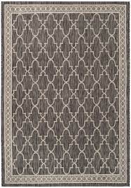 Safavieh has been supplying area rugs to happy customers for a long time, and they aren't going anywhere anytime soon. Black Beige Indoor Outdoor Rug Courtyard Safavieh Com