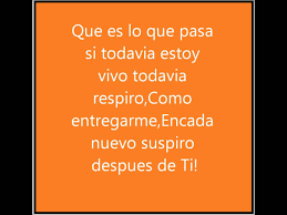 Read día 6 después de ti from the story después de ti by anapigoz (annie hall) with 77 reads te has ido para siempre después de tanto tiempo tanto juntos ya no habrá más nosotros ahora somos. Alejandro Lerner Despues De Ti Letra Letras Paso A Paso Alejandro