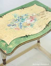 Vintage Home Shop Pretty 1930s Hand Painted Roses And Passion Flowers Table Www Vintage Home Hand Painted Furniture Painted Table Vintage Painted Furniture