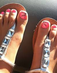Black And White Striped Toe Nails Pink White Black Stripes Sliver Glitter Simple Toe Nails Summer Toe Nails Pedicure Nail Art