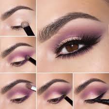 Como Maquillar Los Ojos Paso A Paso Para Principiantes Maquillaje De Ojos Paso A Paso Para Principiantes Elsexoso Purple Eye Makeup Spring Makeup Eye Makeup Steps