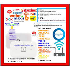But you can get other benefits like lte hotspot data, the ability to use your plan when you travel overseas and hd video streaming. Modded Modified Huawei Vodafone R216 R218 Unlocked Modified Bypass Hotspot Unlimited Wifi Tethering Yes4g Umobile Shopee Malaysia