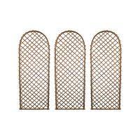 Set Of 3 Willow Trellis Fencing Panel Screen Climbing Trellises Climbing Trellis Trellis Fence