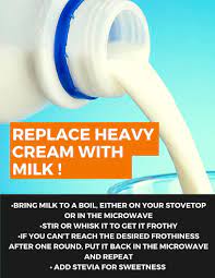 8 Heavy Whipping Cream Substitutes For The Calorie Conscience Heavy Cream Substitute Whipping Cream Substitute Replacement For Heavy Cream