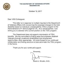 Va Secretary Promises In Writing Not To Cut Benefit Program