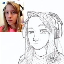 Maybe you would like to learn more about one of these? Artist Turns Portrait Photos Into Anime And Disney Character Sketches