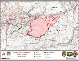 Caldor fire operations map 083121 . Caldor Fire 8 22 2021 The Lookout