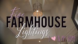 This unique piece brings a charming country touch to any dining room. Diy Farmhouse Home Farmhouse Lighting Fixture Ideas Youtube