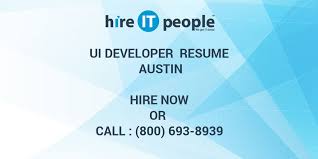 ui developer resume austin hire it