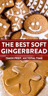 The Perfect Soft Gingerbread Cookies Easy Recipe Soft Gingerbread Cookies Christmas Baking Easy Cookies