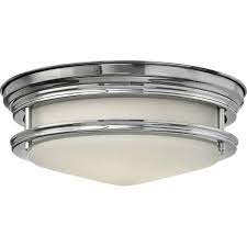 A white fixture will blend right into the ceiling, and chrome can add a bit of clean sparkle to a kitchen or bathroom. Circular Flush Fitting Art Deco Bathroom Ceiling Light For Low Ceilings