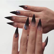 Light blue matte nails #20. 35 Edgy Matte Black Nail Designs