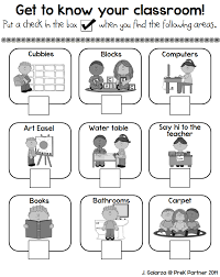 Prekpartner Classroom Scavenger Hunt Preschool First Day Preschool Open Houses