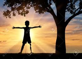 The best selection of royalty free under tree sunset vector art, graphics and stock illustrations. Children With Disabilities Concept Happy Disabled Boy With A Prosthetic Leg Standing Near A Tree At Sunset Stock Photo Picture And Royalty Free Image Image 82555018