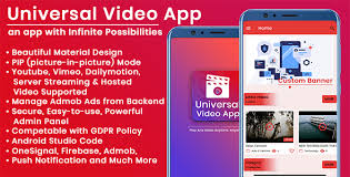 Universal Video App 5 Apps In One With Admin Panel Nulled Free Download Video App Admin Panel App