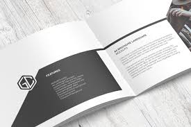 A4 Landscape Brochure Mockup Brochures Mockups Brochure Stationery Mockup