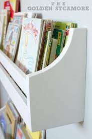 With wallniture denver white floating book shelves for kids' room, display a variety of books facing out where kids can see the colorful covers. Wall Mounted Bookshelves Kids Room Bookshelves Wall Mounted Bookshelves Bookshelves Kids