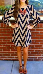 Adorable Free Size Chevron Dress Business Casual Dresses Casual Dresses For Women Chevron Print Dresses