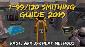 Smithers have the ability to make armor and weapons which can be. Runescape 3 1 99 Smithing Guide 2017 Outdated Youtube