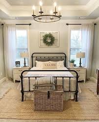 The beautiful, smooth natural marble top complements the dark, intricate iron base, creating a stunning table that. Modern Farmhouse Bedroom Black Iron Bed Decorating Ideas Novocom Top