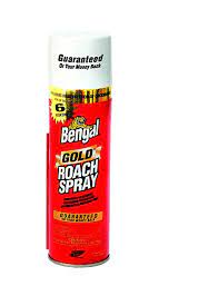 Bengal gold spray remains active on surfaces in the home up to 6 months Buy The Bengal 92464 Gold Roach Spray 11 Oz Aerosol Hardware World