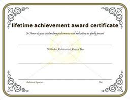 Certificate Of Achievement Template Word Free Printable Certificates ...