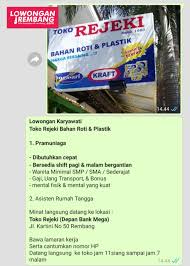 Dimana sebelumnya sudah membuka lowongan kerja dibagian kantor. Loker Gudang Wings Rembang Di Tahun 2020 Ini Semoga Pekerjaan Yang Kalian Cari Dan Inginkan Bisa Terwujud