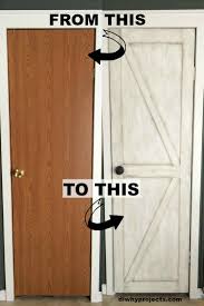 This Is Amazing Diy Tutorial On How To Turn Your Hollow Core Door Into A Barn Door Door Makeover Diy Doo Hollow Core Doors Rustic Farmhouse Decor Home Diy