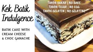 Kek coklat indulgence tanpa gelatin. Kek Batik Indulgence Viral Tanpa Telur Dan Gelatine Easy Dessert No Bake No Egg Youtube