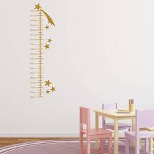 Shooting Stars Growth Chart Wall Sticker