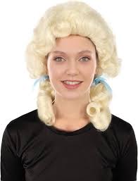 HPO Adult Women's Classic Elly May Clampet Blonde Wig With Two Blue Hair  Ribbons, Synthetic Soft Fiber Hair, Perfect for your next Halloween & Group  Party! : Buy Online at Best Price