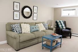 Our modular 4 piece small sectional sofas features deep, low seating, solid. A Big Basement Living Room Makeover