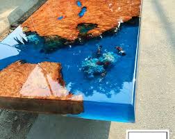 Resin Coffee Table Walnut Coffee Table Wood Epoxy Resin Etsy Epoxy Resin Table Diy Resin Table Epoxy Wood Table