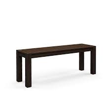 Better Homes Gardens Bryant Solid Wood Dining Bench Deep Coffee Finish Walmart Com Wood Dining Bench Dining Bench Wooden Dining Bench